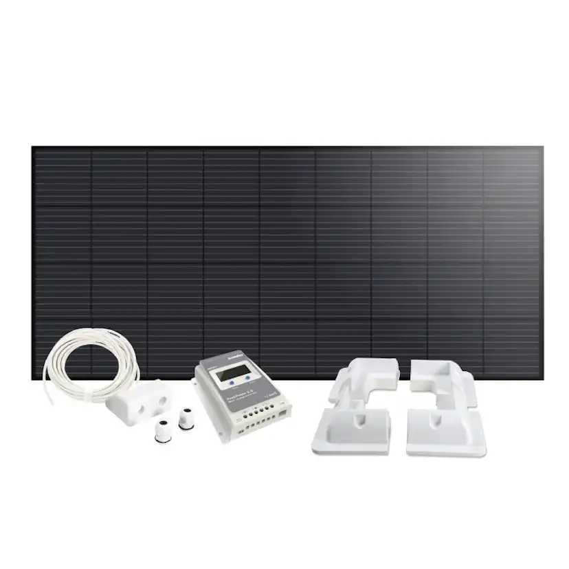 Solcellspaket Sunwind Caravan 200W MPPT, hörn