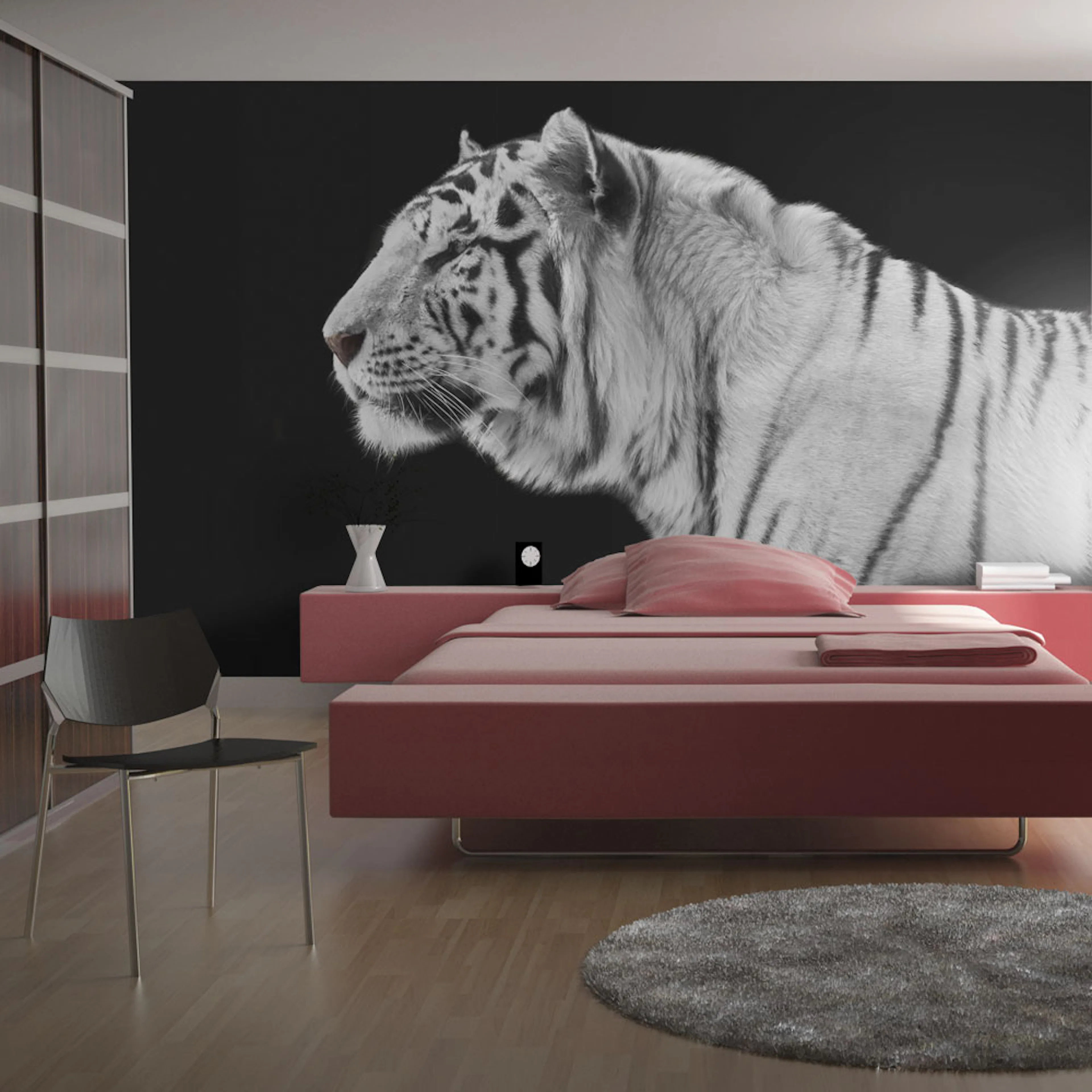 Fototapet Arkiio Vit Tiger