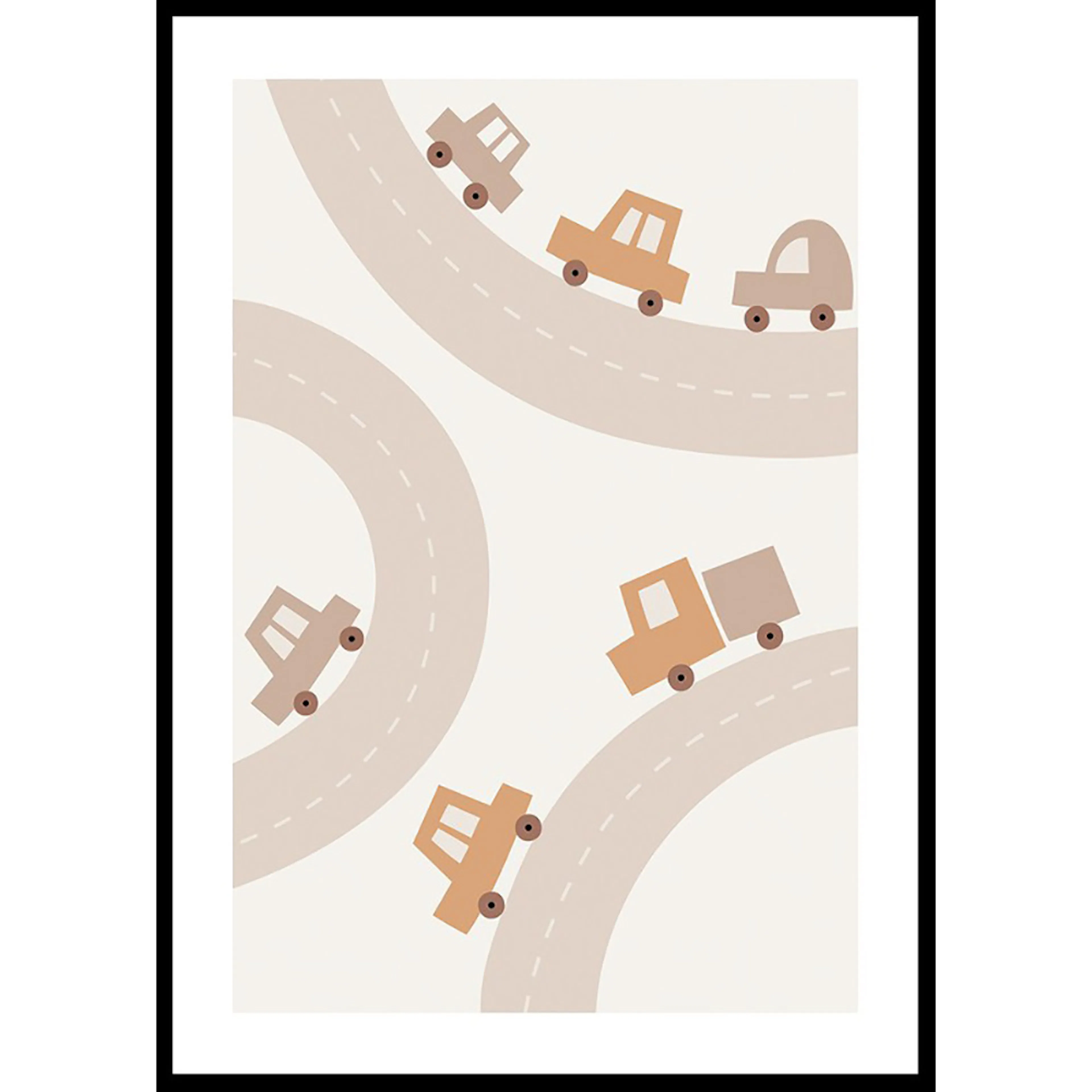 Poster Gallerix Cars And Roads