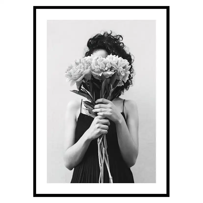 Poster Gallerix Bouquet BW