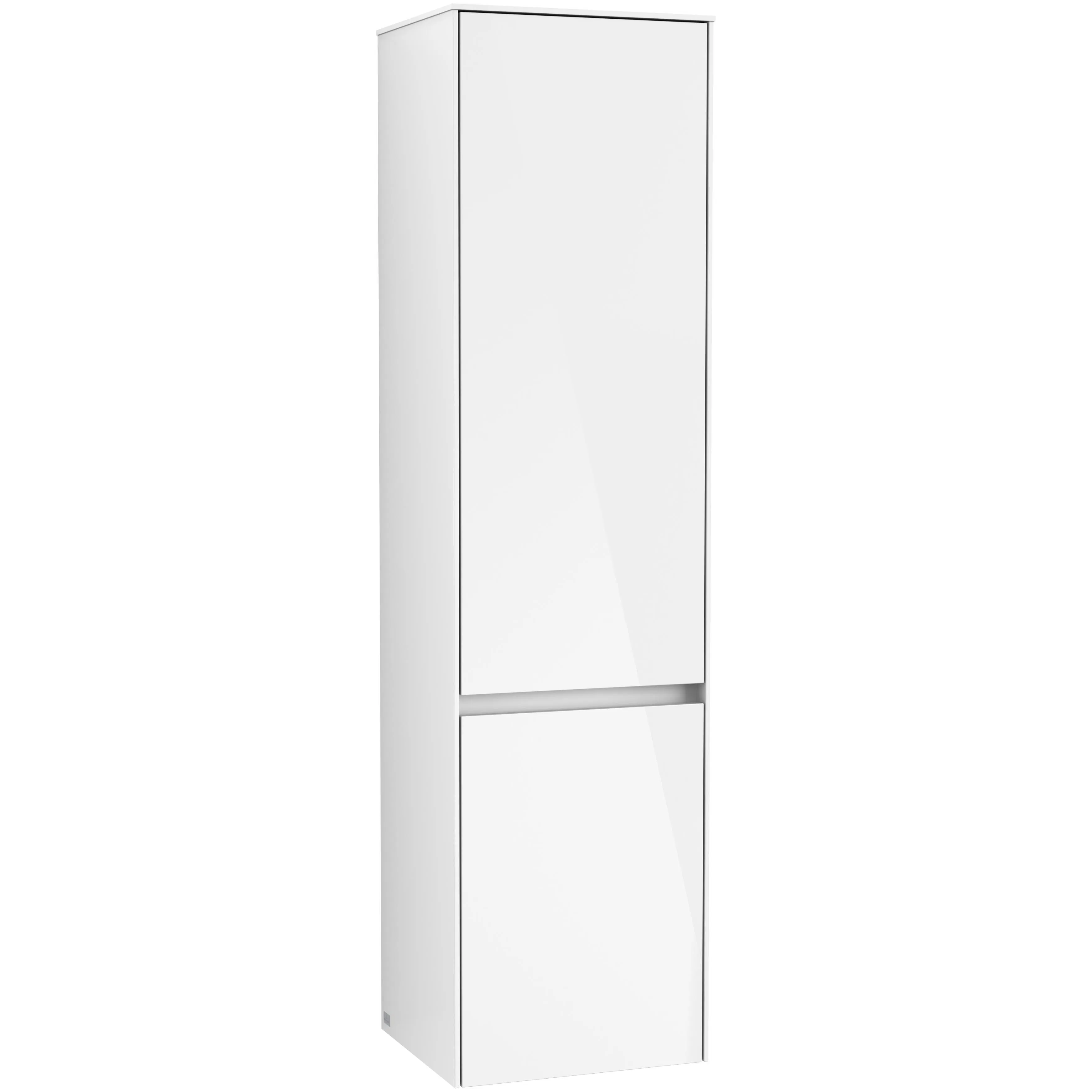 Högskåp Villeroy & Boch Collaro C03300DH Vit Högblank, Gångjärn Vänster, Utan Belysning, B: 404 mm