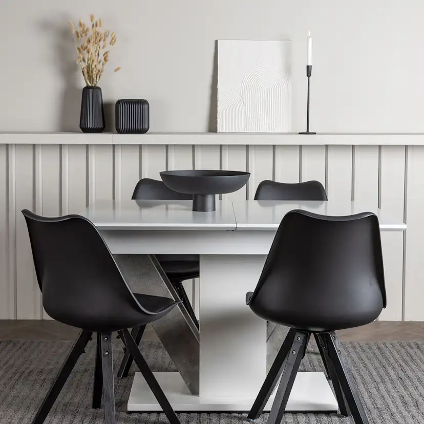 Matgrupp Venture Home Disa med 4 Zeno Stolar