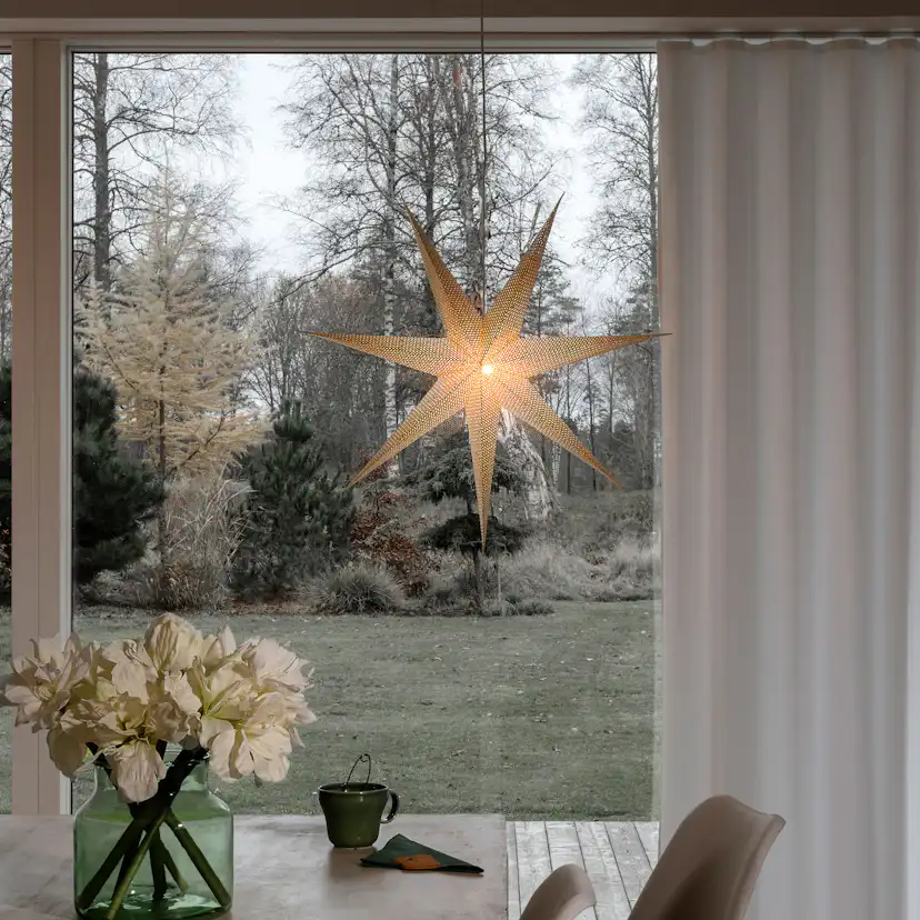 Adventsstjärna Gnosjö Konstsmide 7-uddig 60 cm