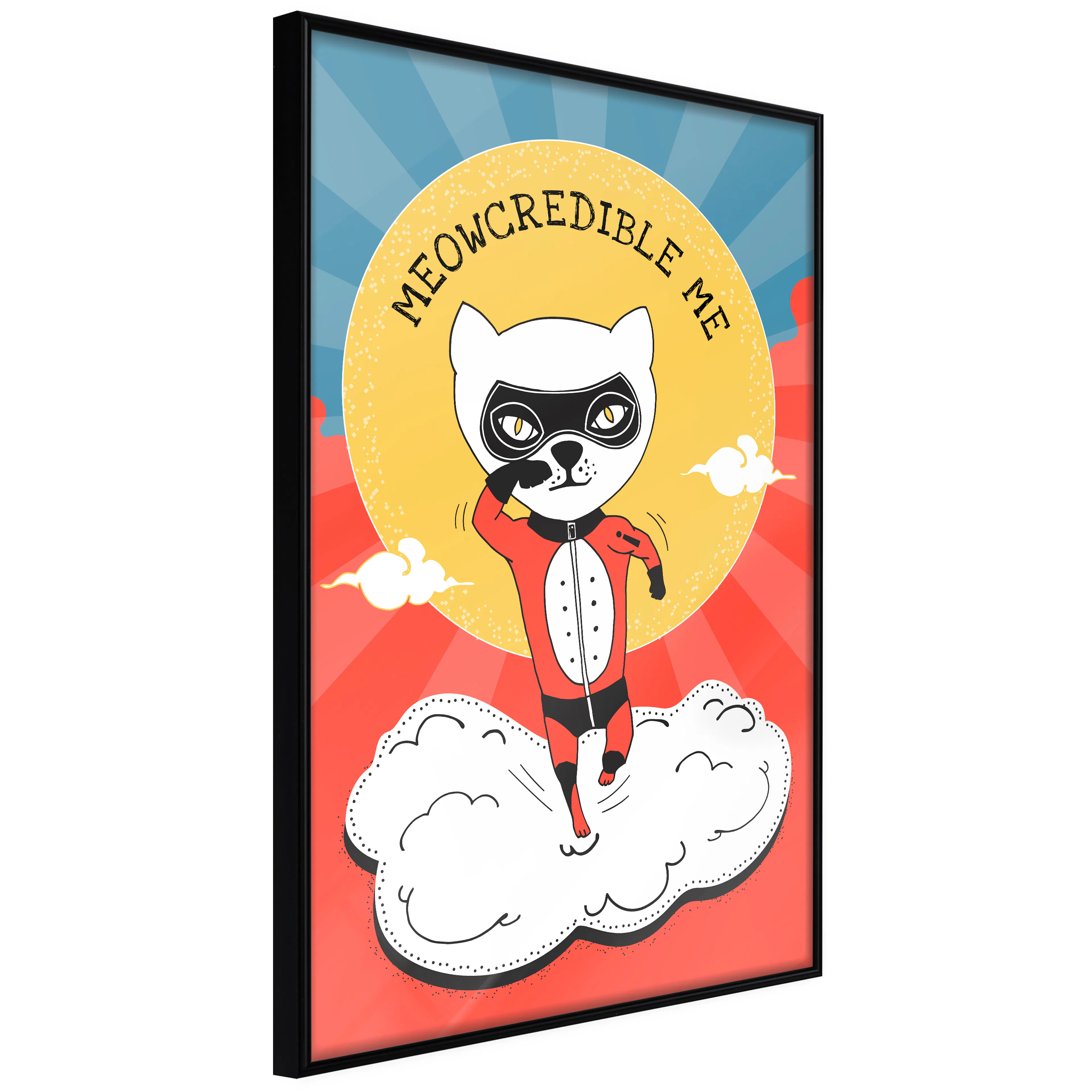 Affisch - Dear Cat [Poster] 40x60 Svart ram, 40x60 cm