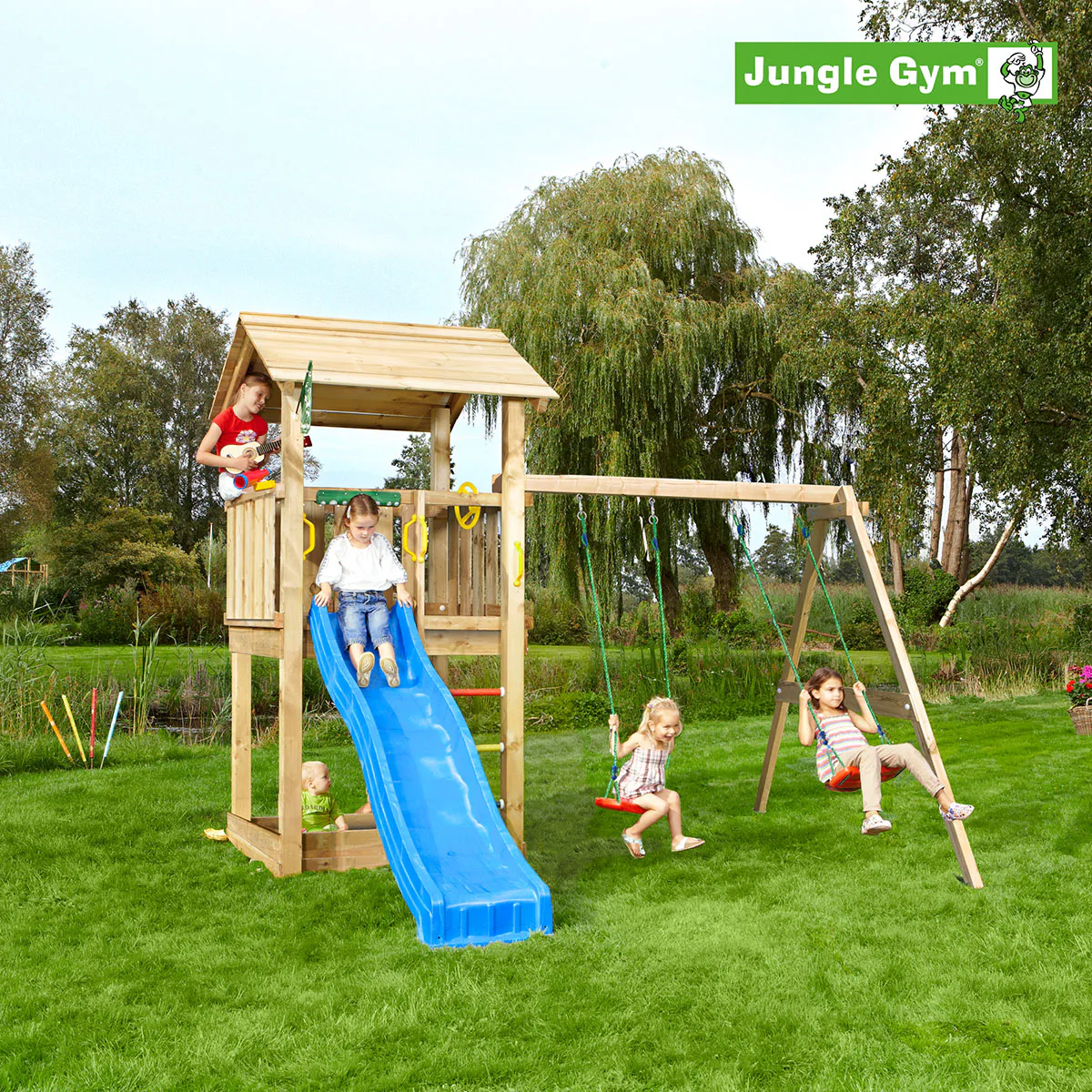 Lektorn Jungle Gym Casa Komplett Inkl Swing Modul X'tra