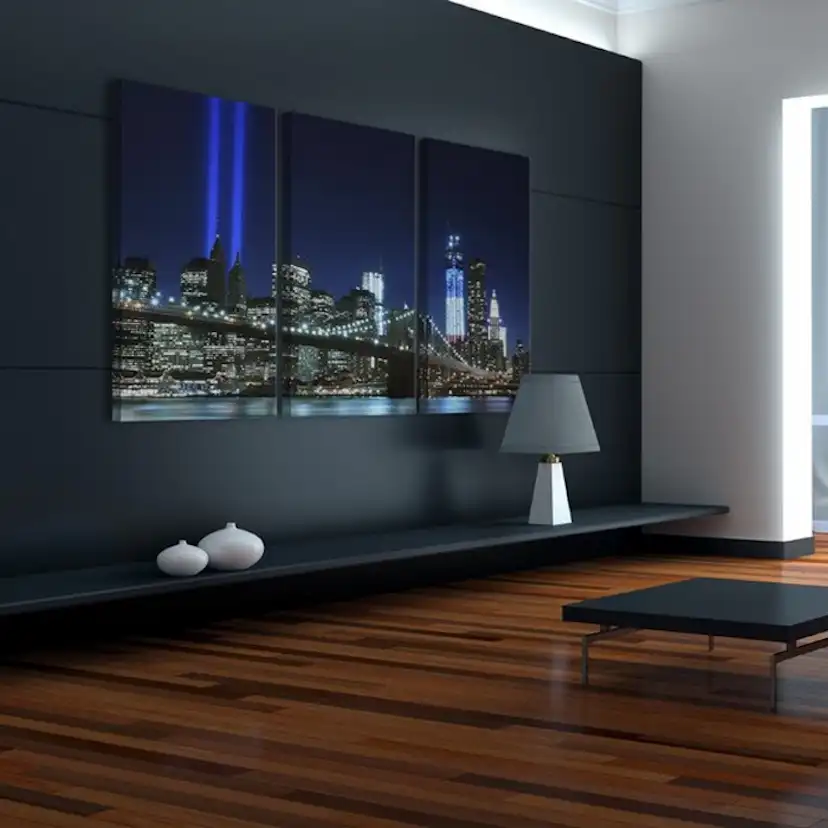 Tavla Arkiio Blue Lights In New York