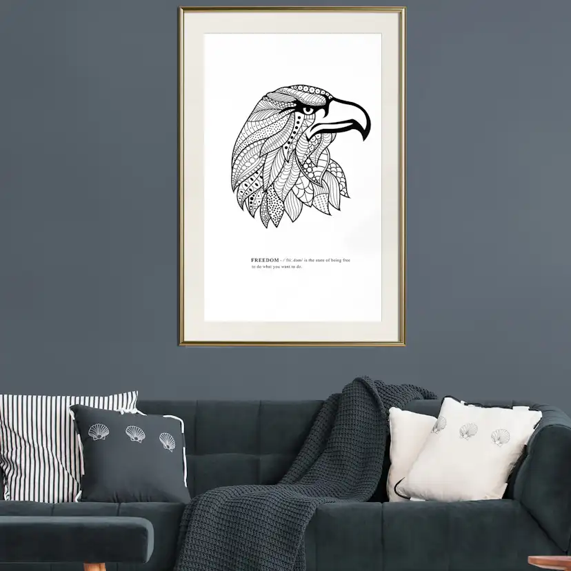 Poster Artgeist Affisch Eagle of Freedom