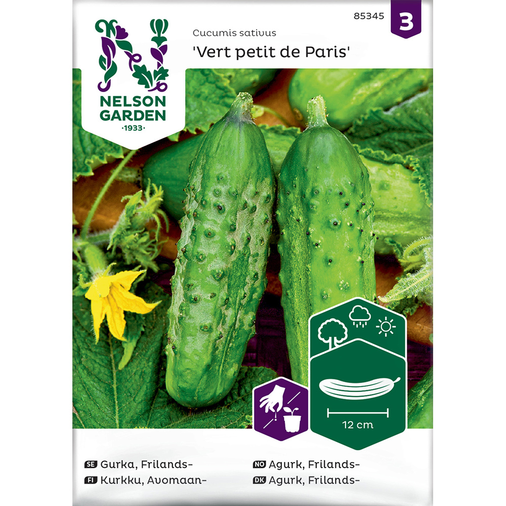 Frilandsgurka Nelson Garden Vert petit de Par
