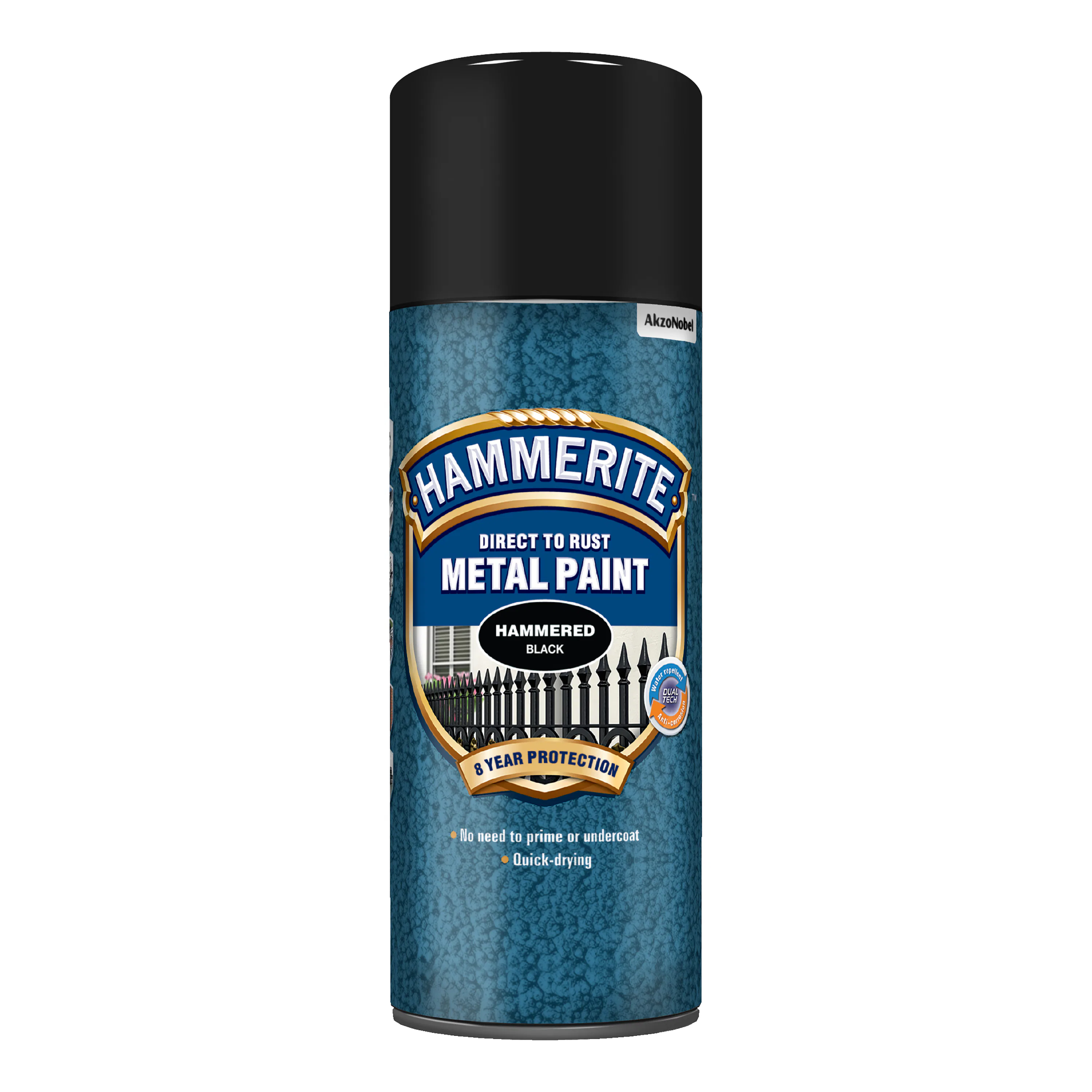 Rostskyddsfärg Hammerite Hammarlack Svart Spray 400ml