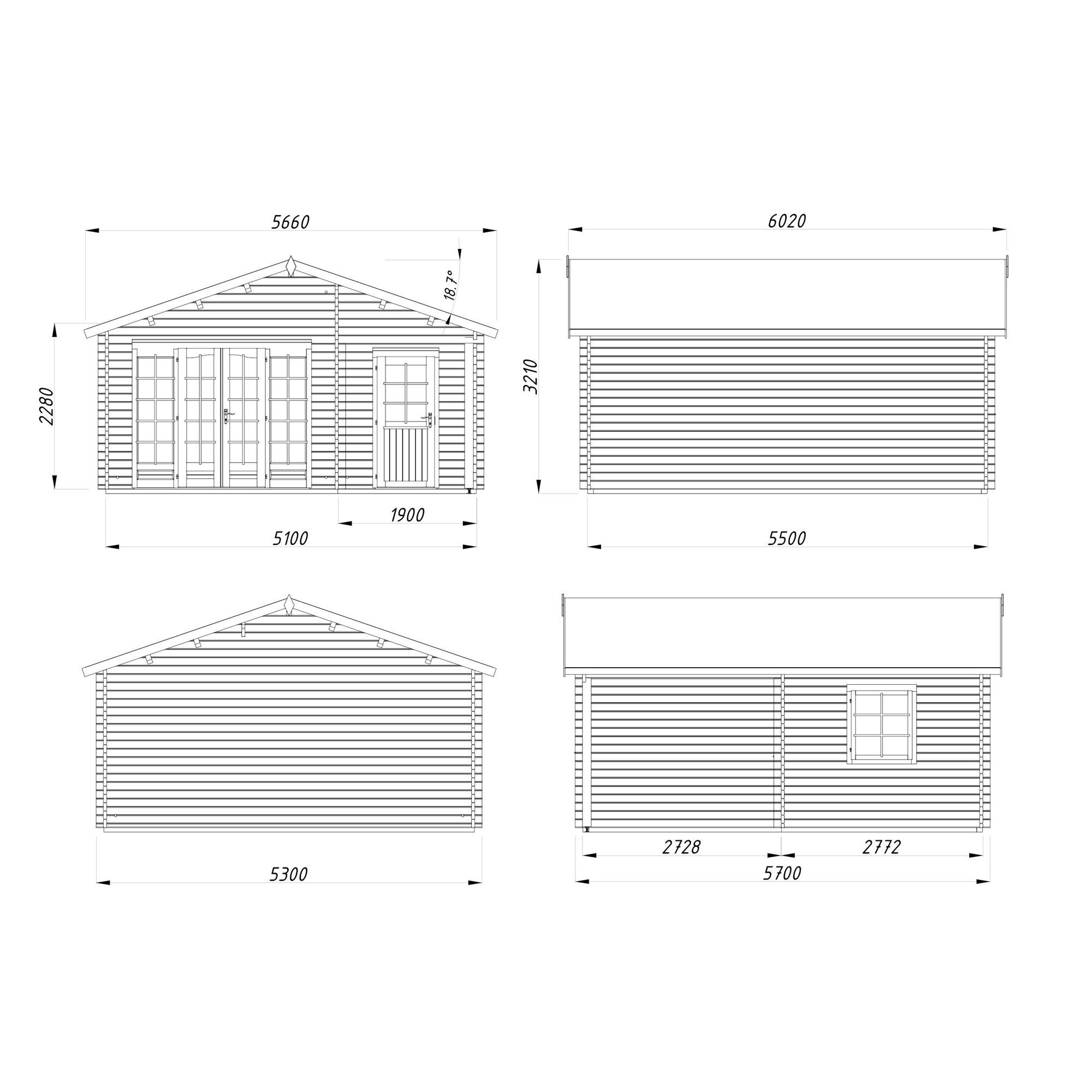 Stuga Palmako Irene 28,1 m2