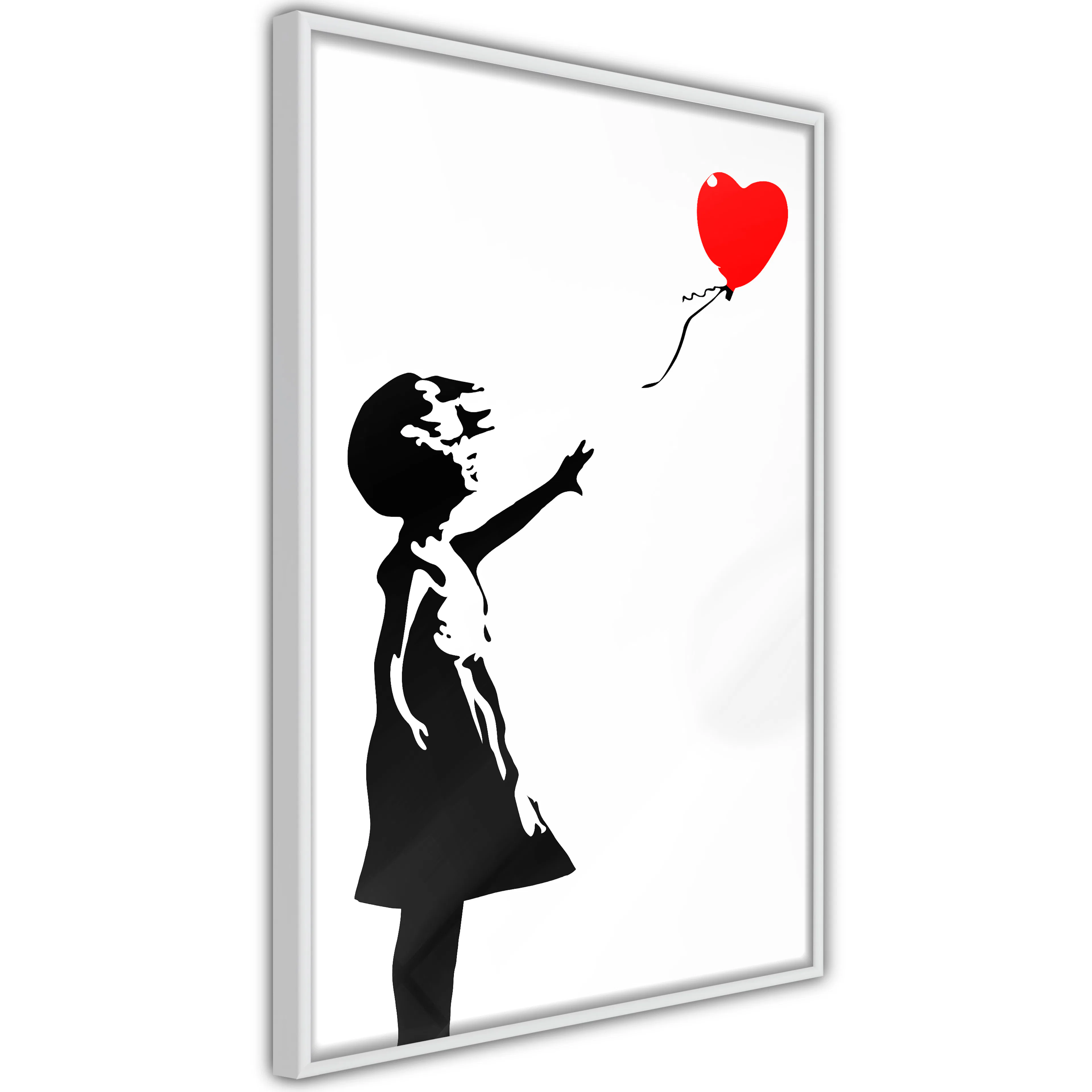 Poster Artgeist Affisch Little Girl with a Balloon
