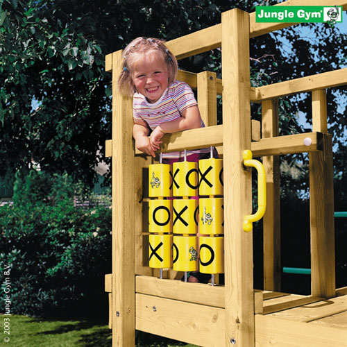 Luffarschack Jungle Gym Tic Tac Toe Tre i Rad för Barn