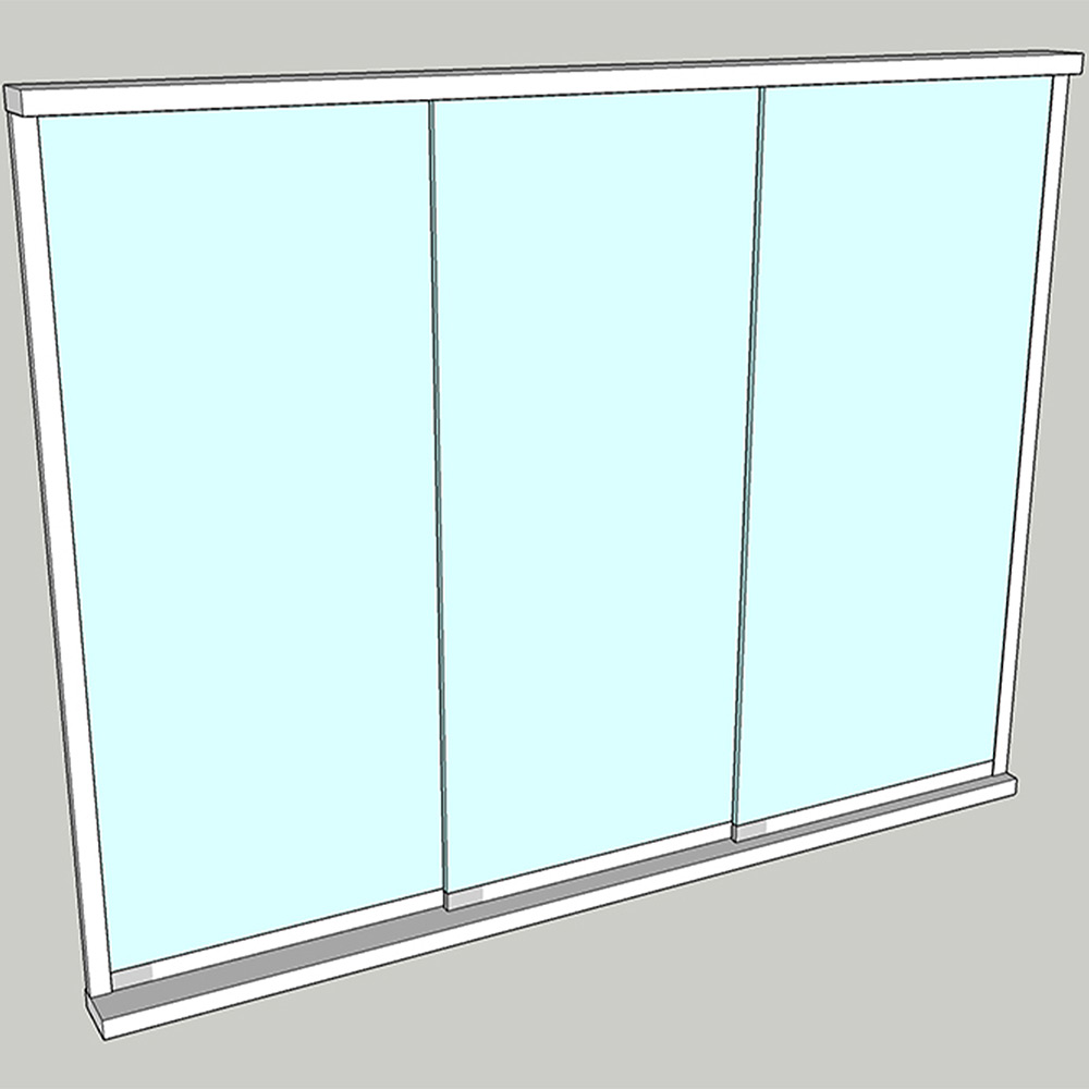 Vikparti Allvy Sunroom s75 3-Glas 3-Delad