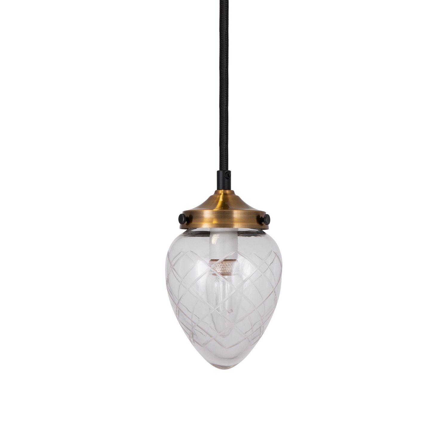 Taklampa Globen Lighting Juni Slipad