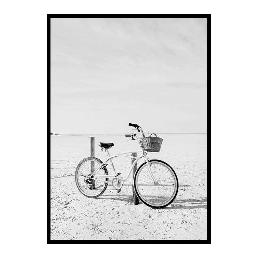 Poster Gallerix Bicycle On The Beach