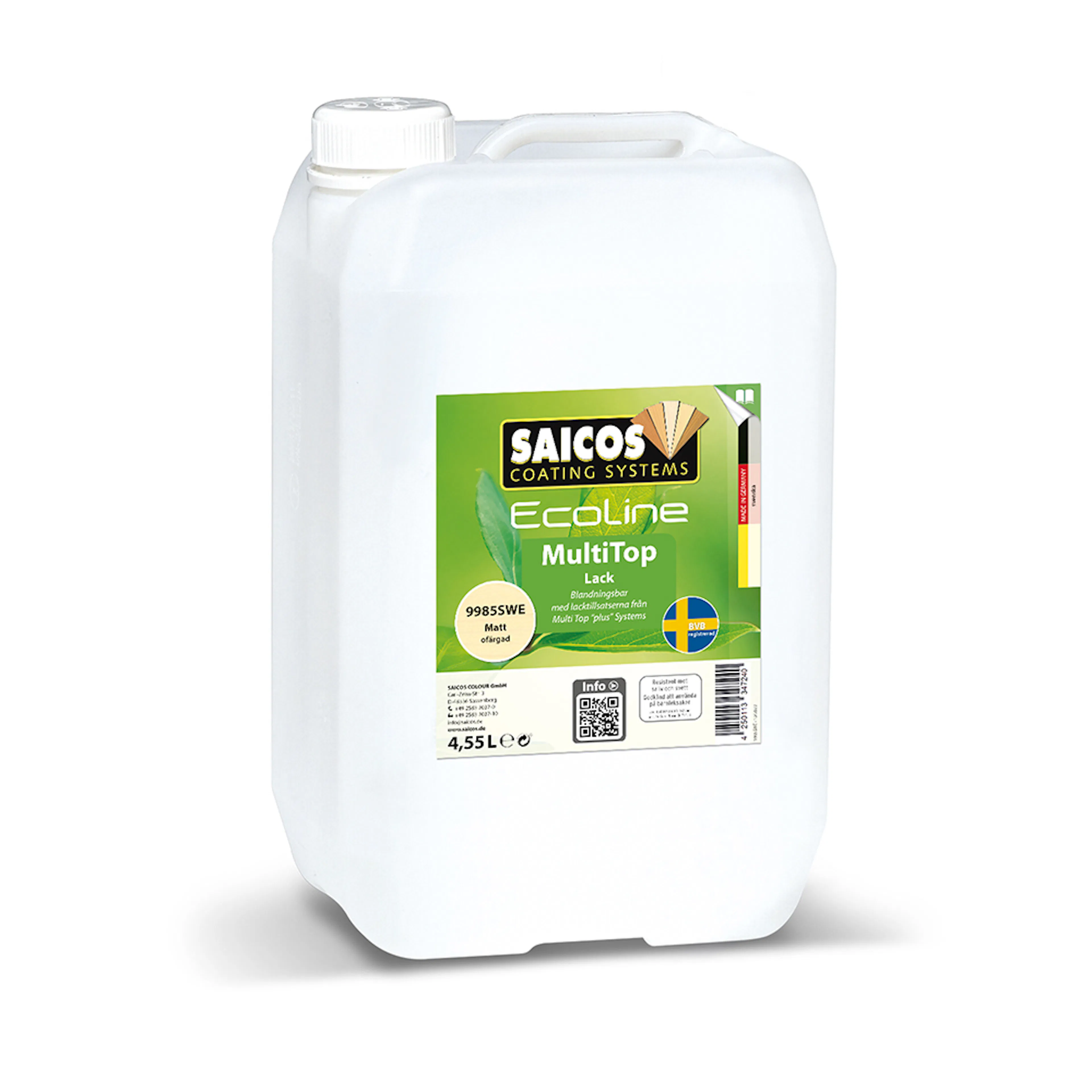 Saicos SAI LACK MultiTop Sidenmatt 4,55L Sidenmatt