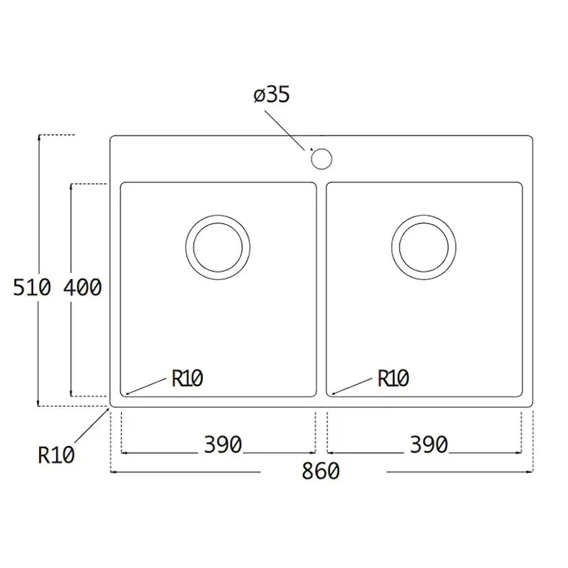 Diskho Lavabo Saturn 86