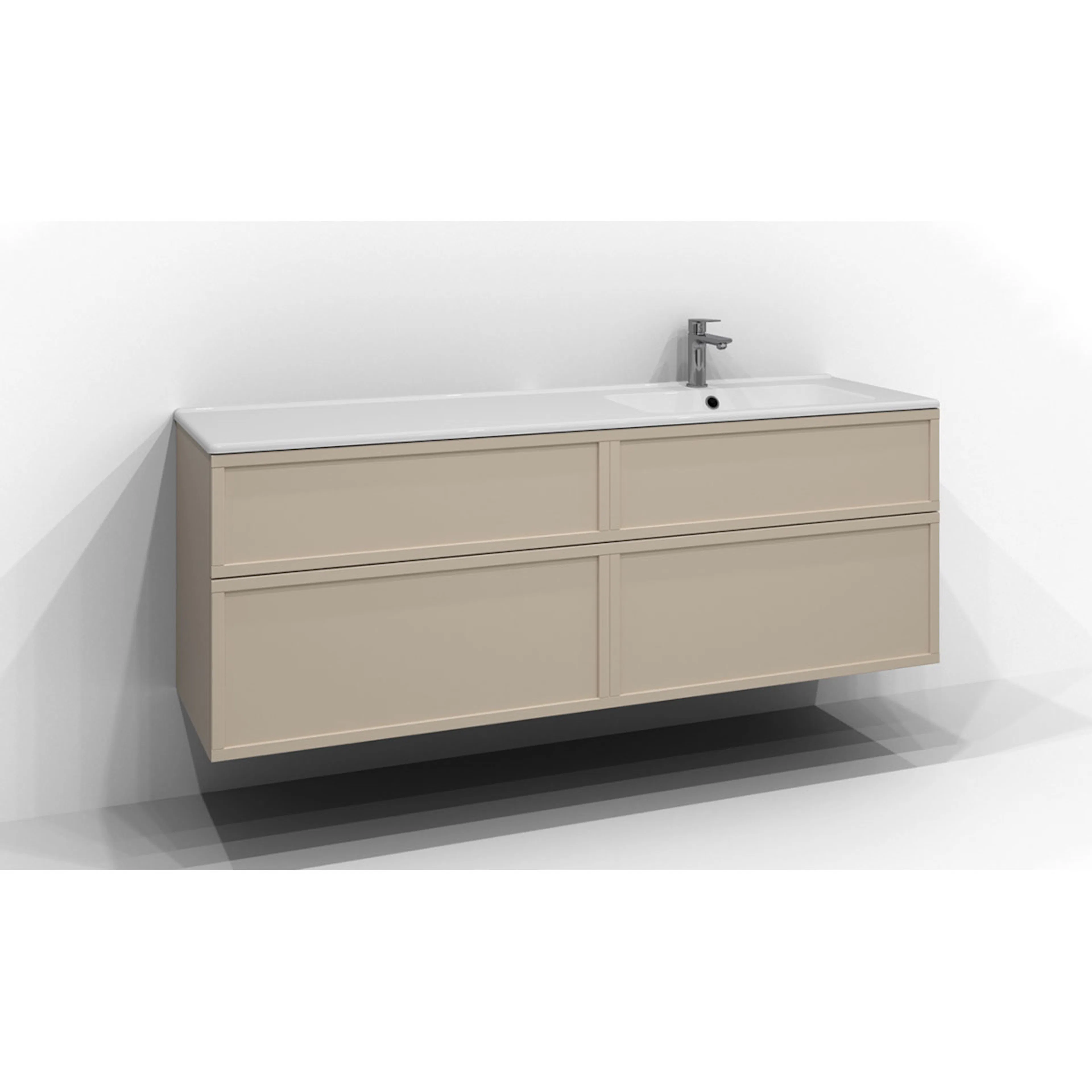 Poe Udel 160x45D Sand 4LRamPsh Sand, B: 1600 mm, Med Push open