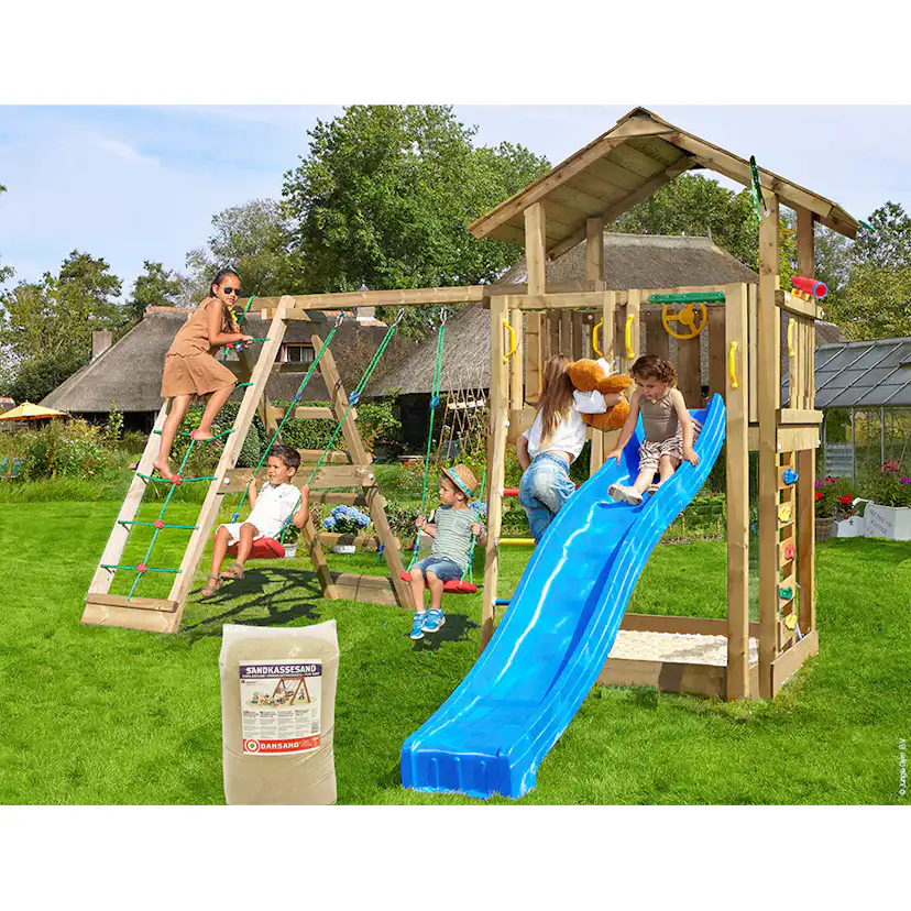 Lektorn Jungle Gym Chalet 2.1 Climb Modul Rutschkana & Sand
