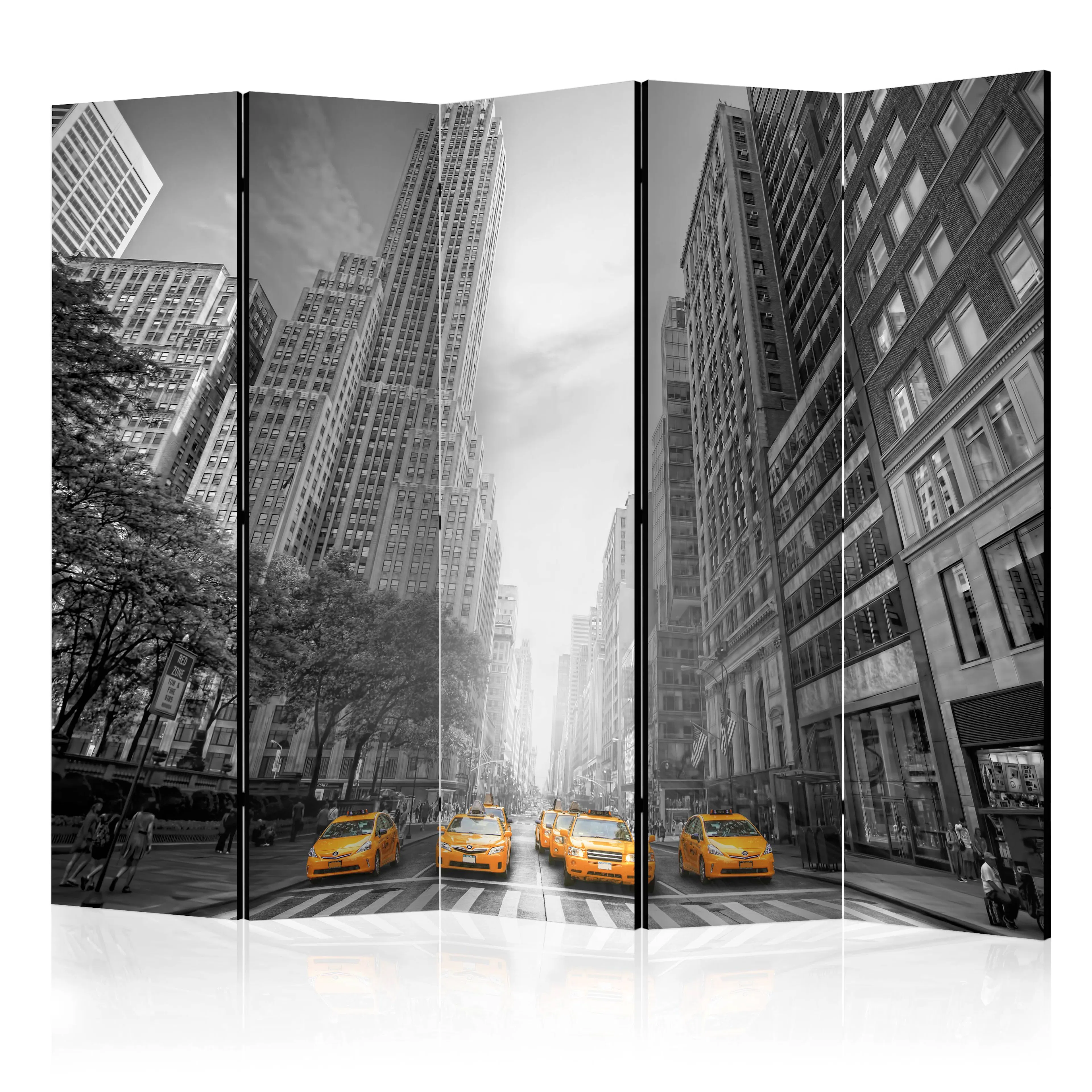 Rumsavdelare Arkiio New York Yellow Taxis II 225x172 cm