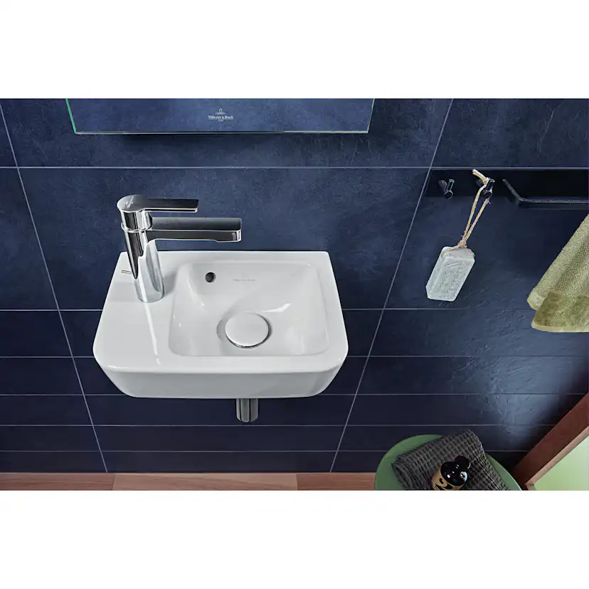 Tvättställ Villeroy & Boch O.novo Kompakt Rektangulärt för Sidomonterad Blandare