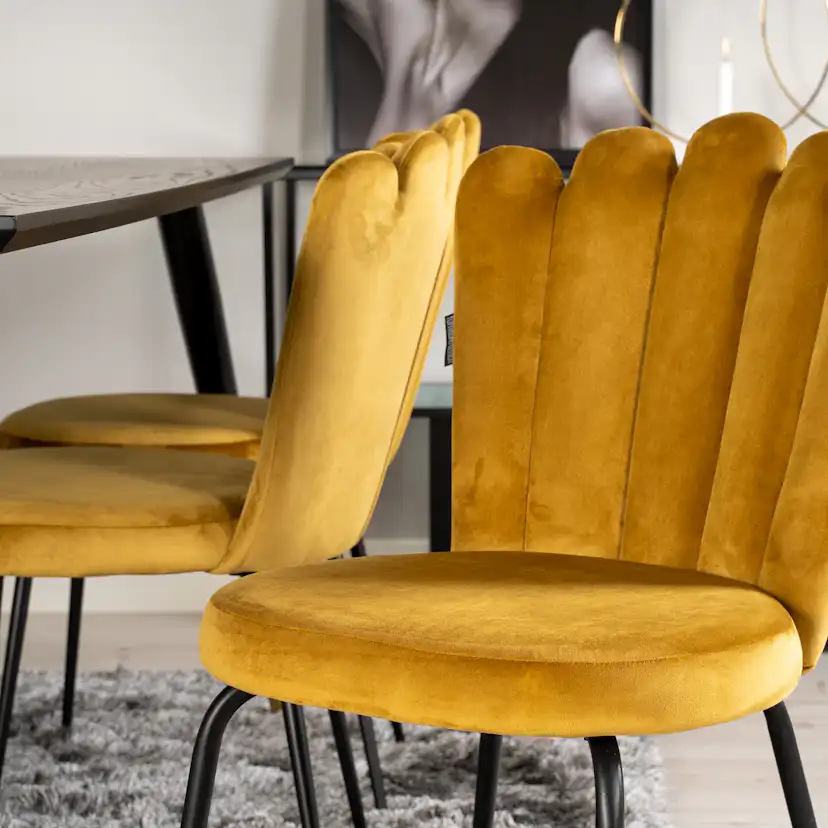 Matgrupp furniture/fashion Disa med 6 Limhamn Light Stolar