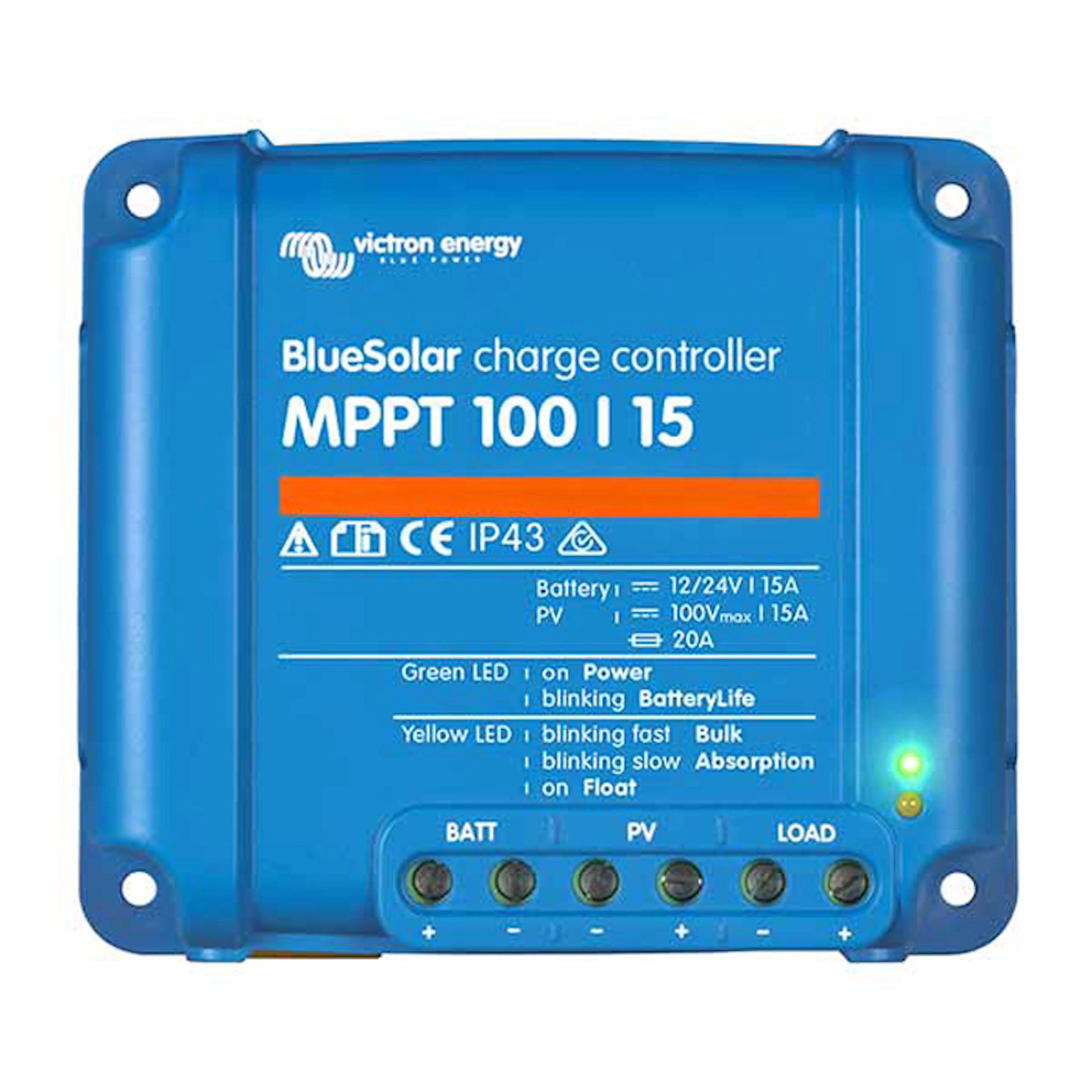 Solcellsregulator Victron BlueSolar MPPT 100/15 MPPT, 100/15