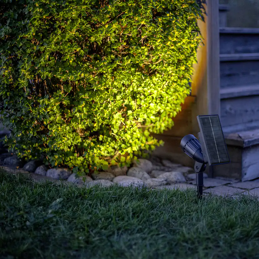 Solcell Spotlight Star Trading Powerspot LED