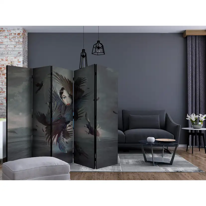 Rumsavdelare Arkiio Covered in Feathers II 225x172 cm