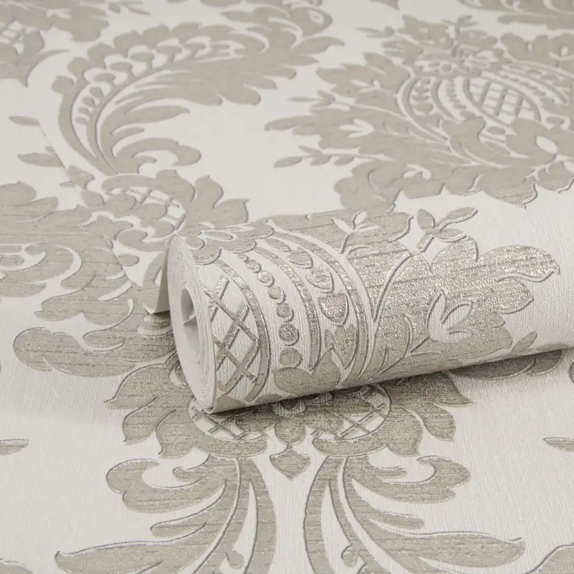 Tapet Sublime Damask Grå 121141