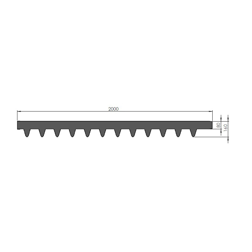 Rabattkant Skotte Garden 200 cm 4-pack