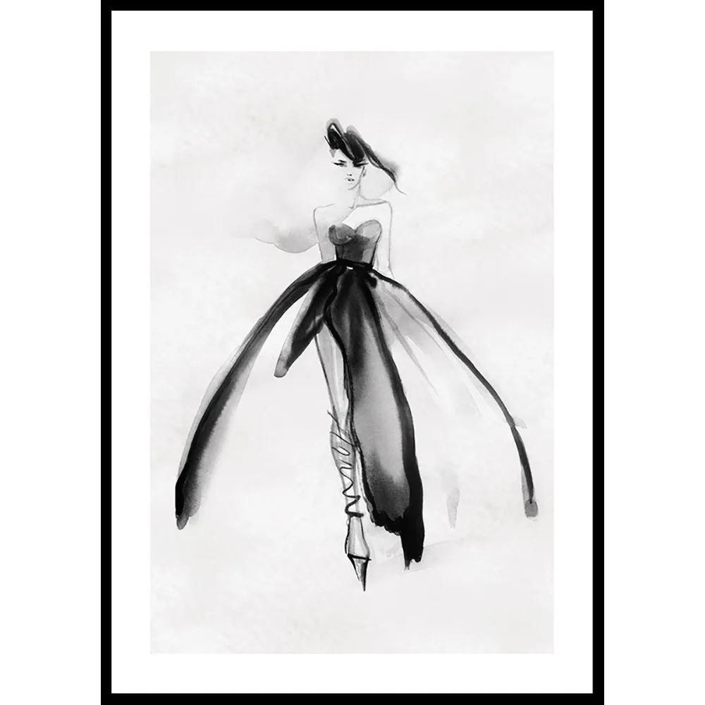 Poster Gallerix Watercolor Dress