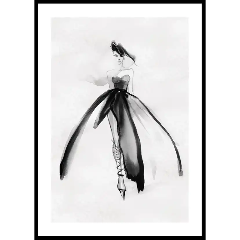 Poster Gallerix Watercolor Dress