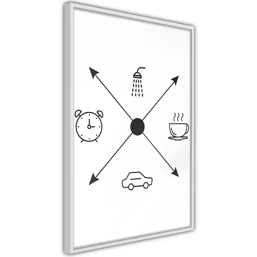 Poster Artgeist Affisch Daily Schedule