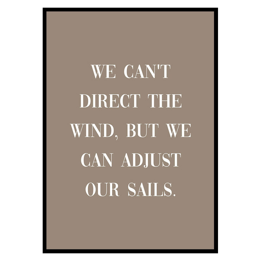 Poster Gallerix Adjust Our Sails