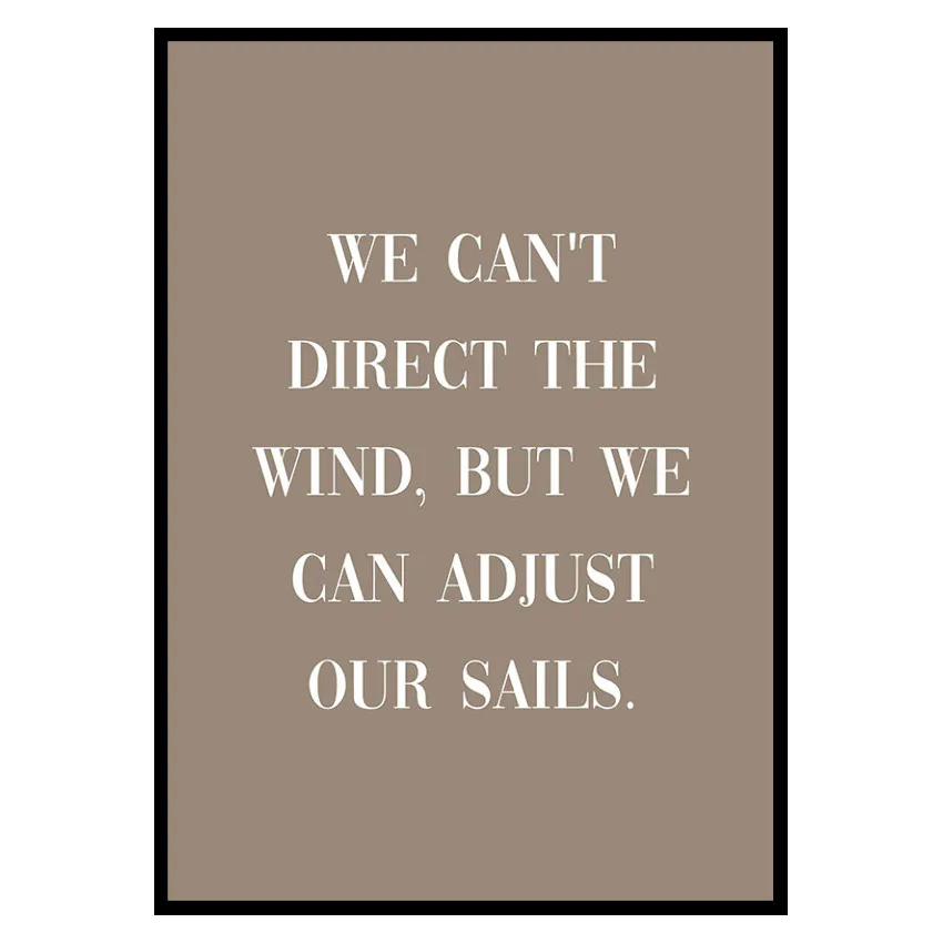 Poster Gallerix Adjust Our Sails