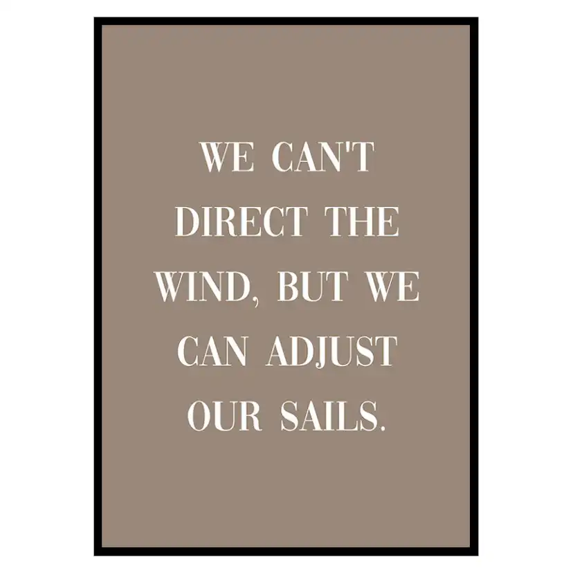 Poster Gallerix Adjust Our Sails