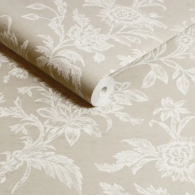 Tapet Laura Ashley Lloyd Grå