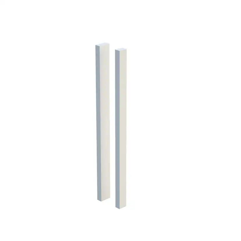 Post for terrace fence 45x90x1200 mm Vitmålad, 45x90 mm