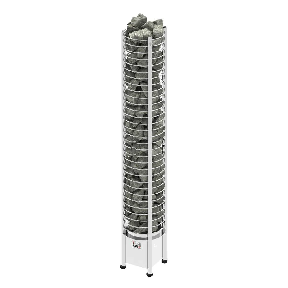 Bastuaggregat Sawo Tower Rund TH3 45NS 4,5 kW, TH3-45NS-P-C NS (kräver gränssnitt och strömstyrenhet), 4.5 Kw