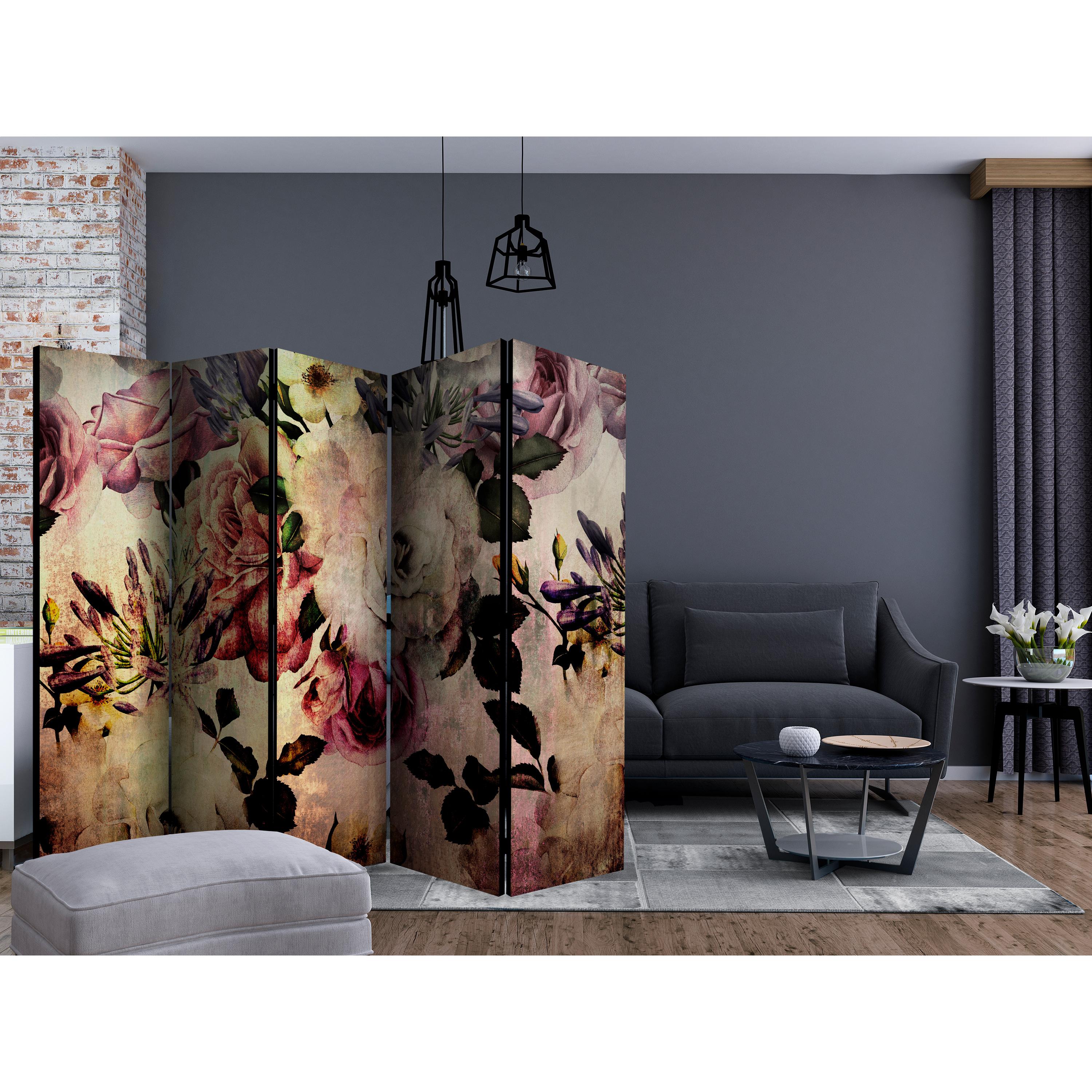 Rumsavdelare Arkiio Nostalgia Flowers II 225x172 cm