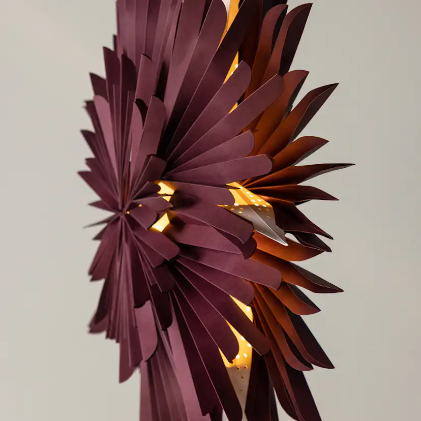 Sälen 80cm Pendant Lamp - Dark red / Dark red Mörkröd, 80 cm