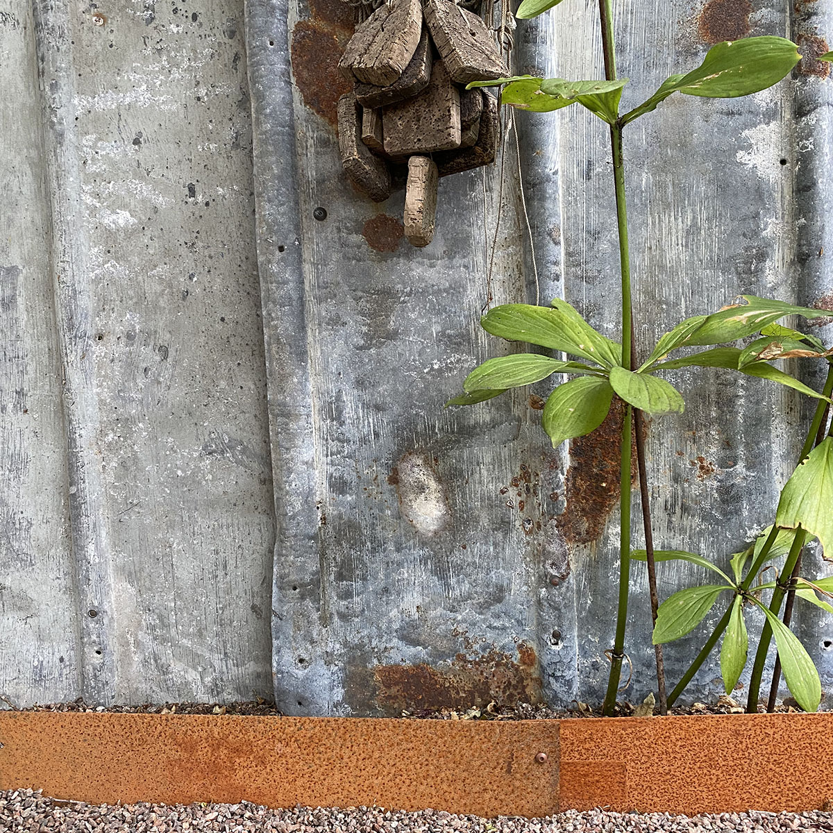 Planteringskant Flexigarden Corten 180 mm Rak