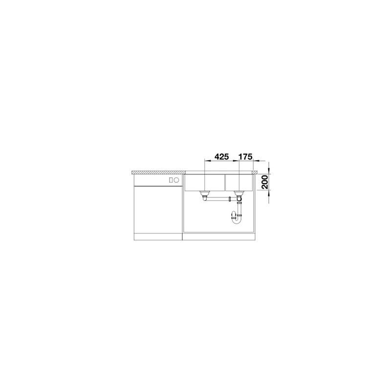 Diskho Blanco Subline 480/320 Silgranit Infino