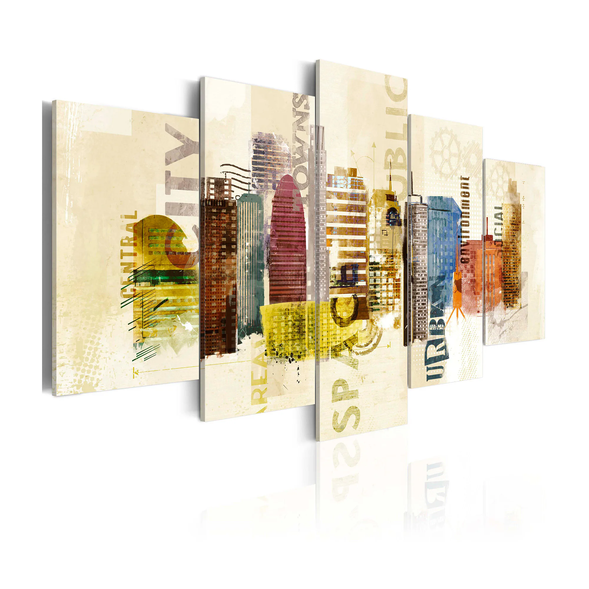Tavla Arkiio Urban Design 5 delar