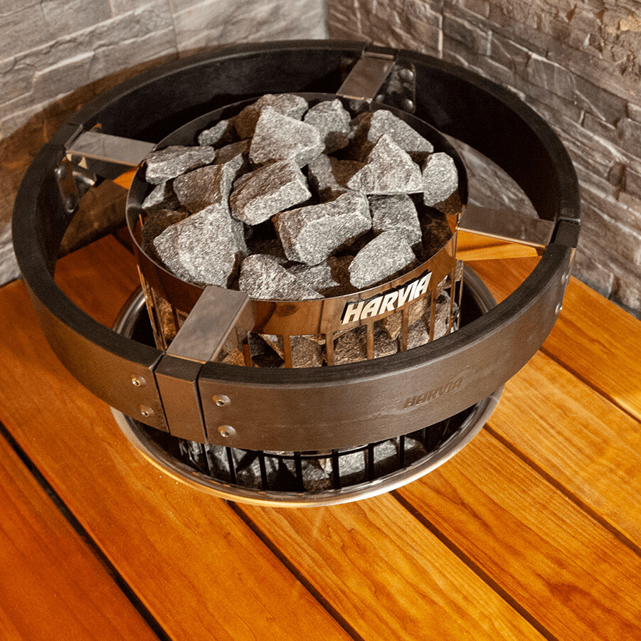 Bastuaggregat Harvia Cilindro PC90 Black Steel