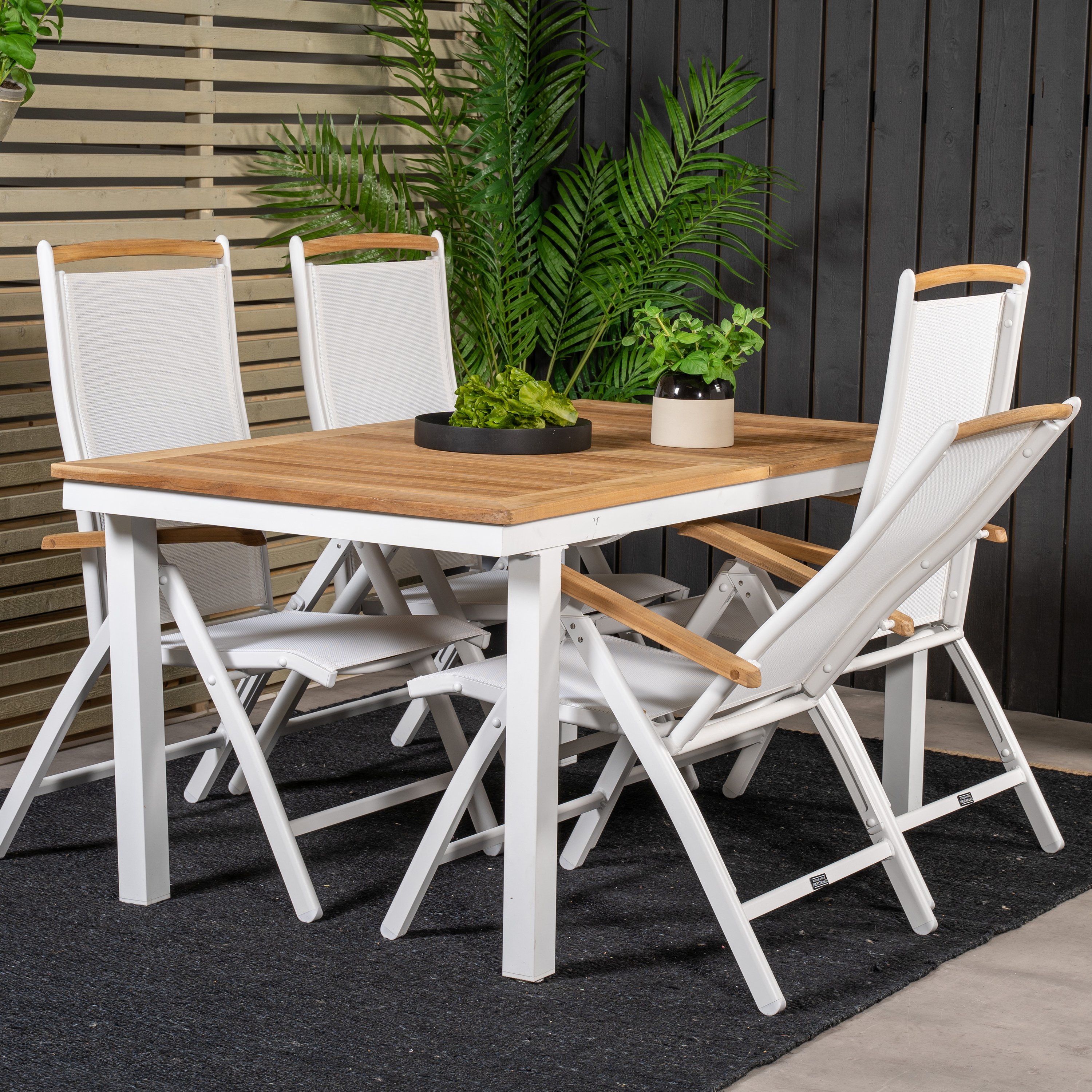 Matgrupp Venture Home Perla 160/240 med 4 Stolar