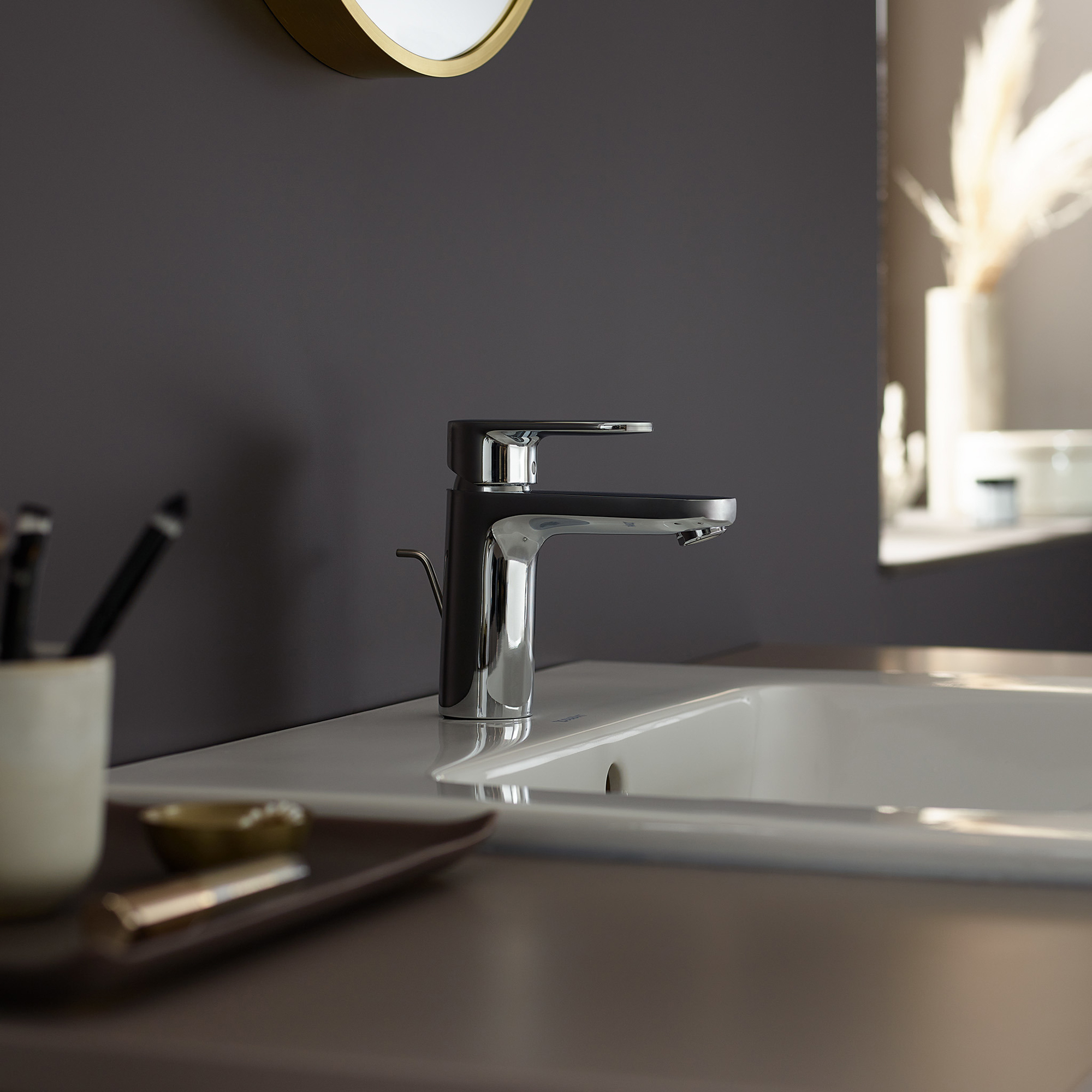 Tvättställsblandare Hansgrohe Vernis Blend 100 med Lyftventil