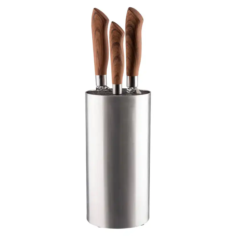 Universal knivblock 23 cm Silver