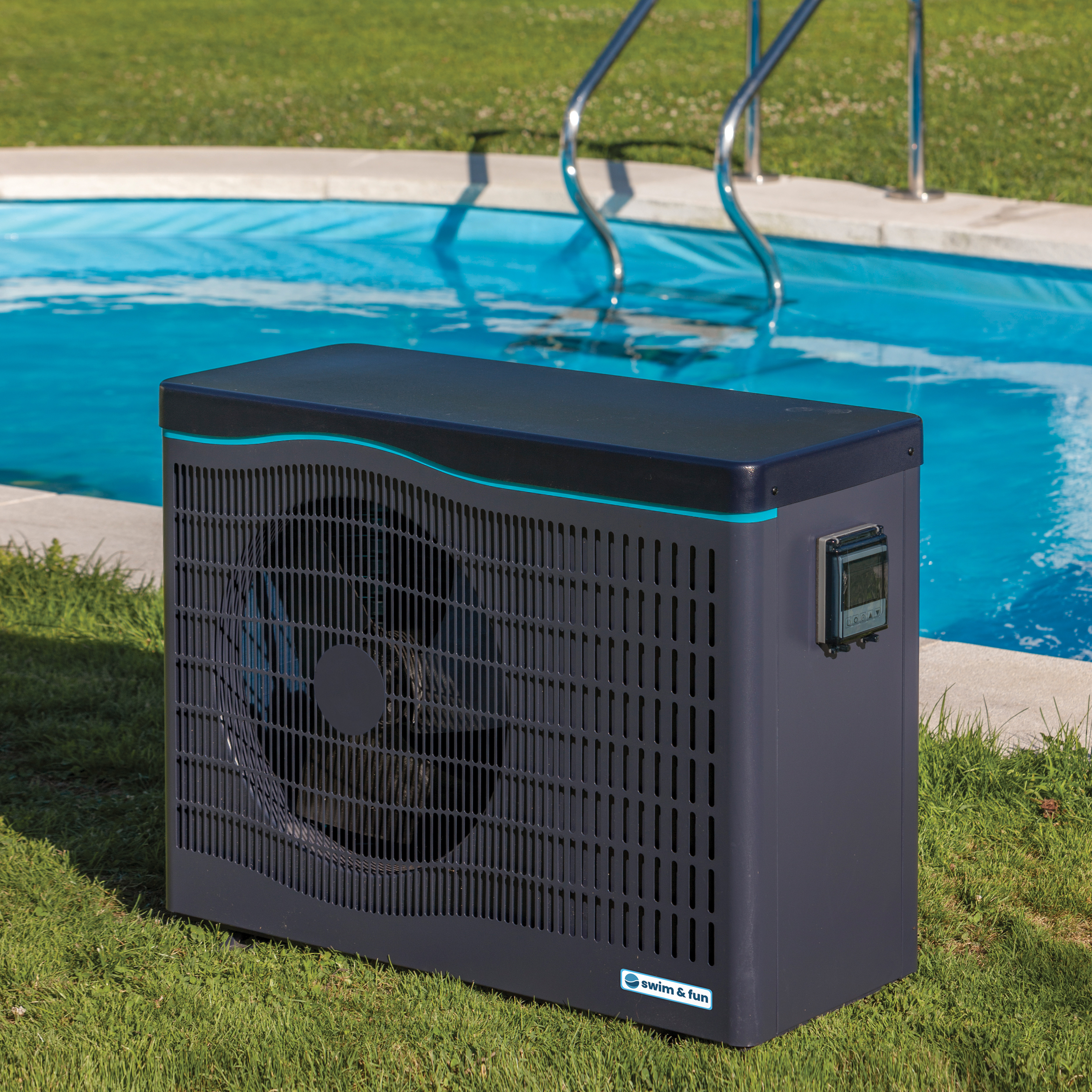 Poolvärmepump Swim & Fun 12 kW Inverter med Wifi-Anslutning